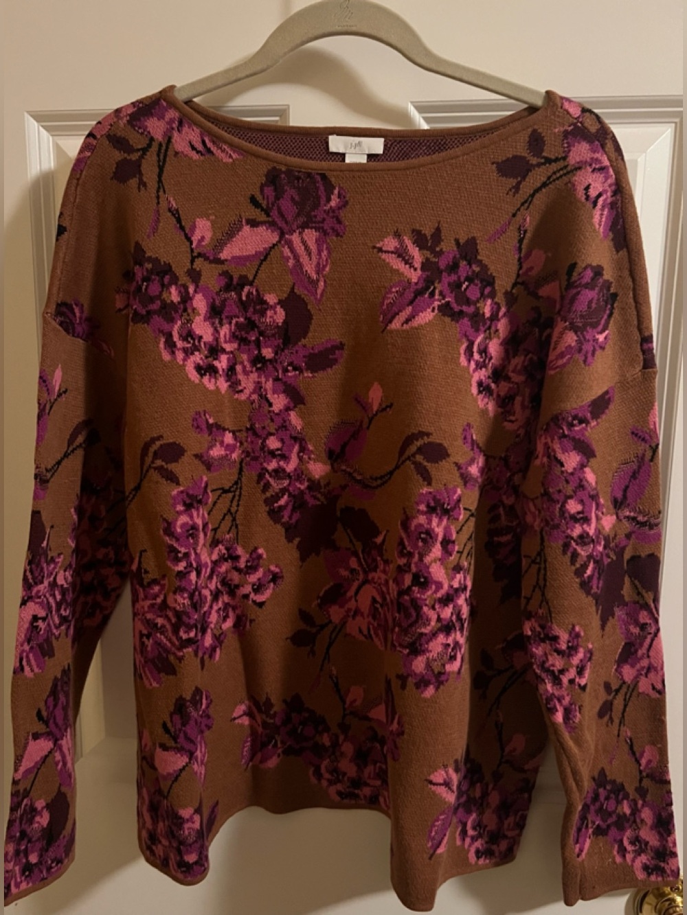 EUC J. Jill pretty sweater. Size L